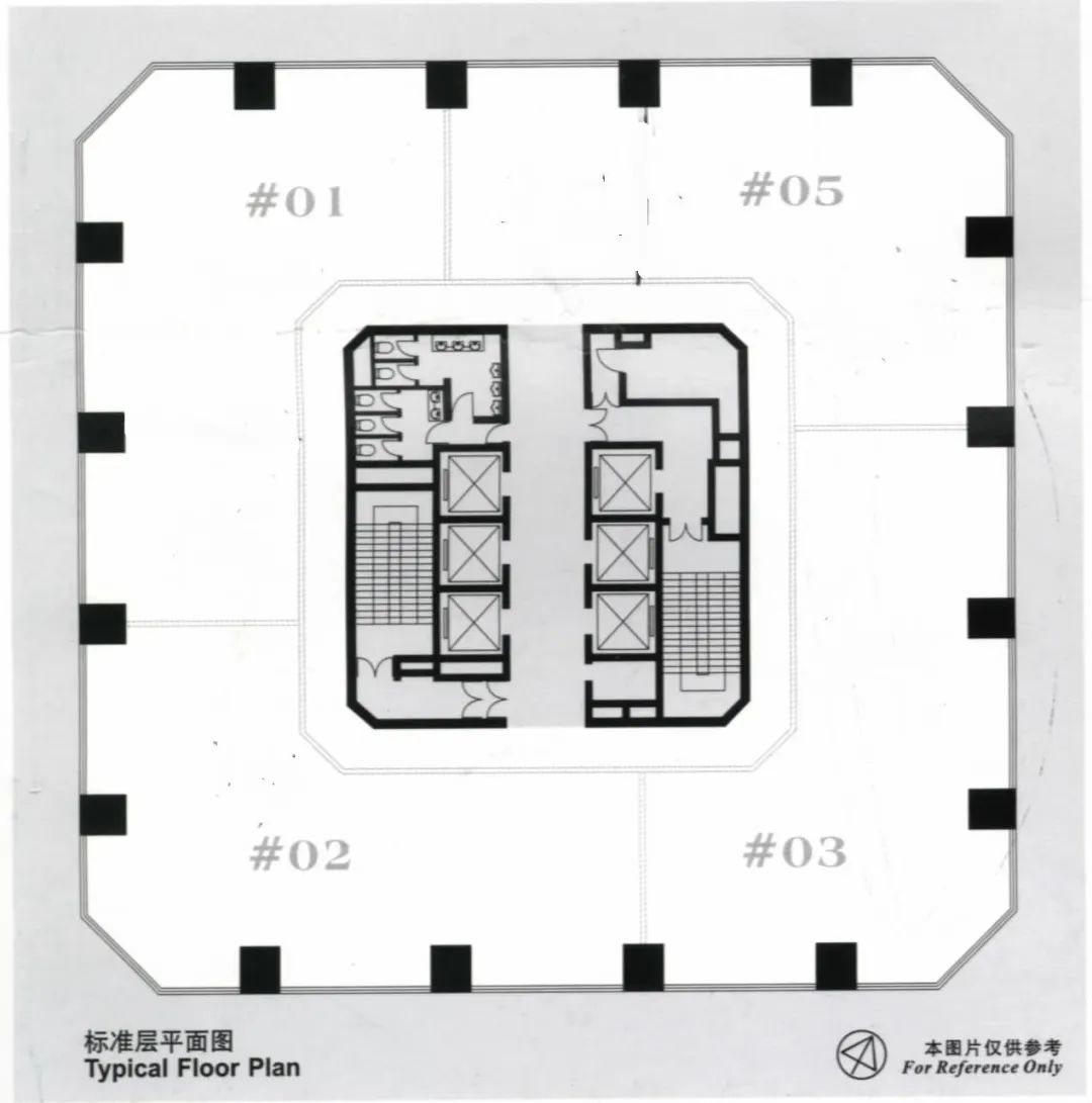 上海体育馆附近的腾飞大厦出租1200平标准交付办公楼可分割小户型